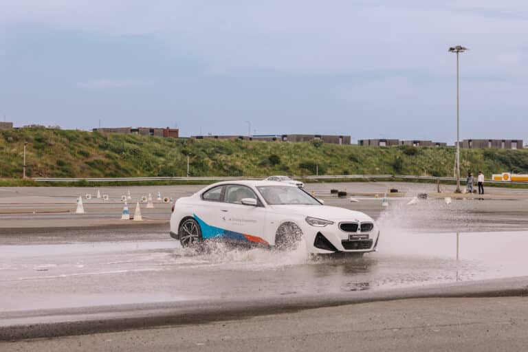 learning to skid with car in Zandvoort